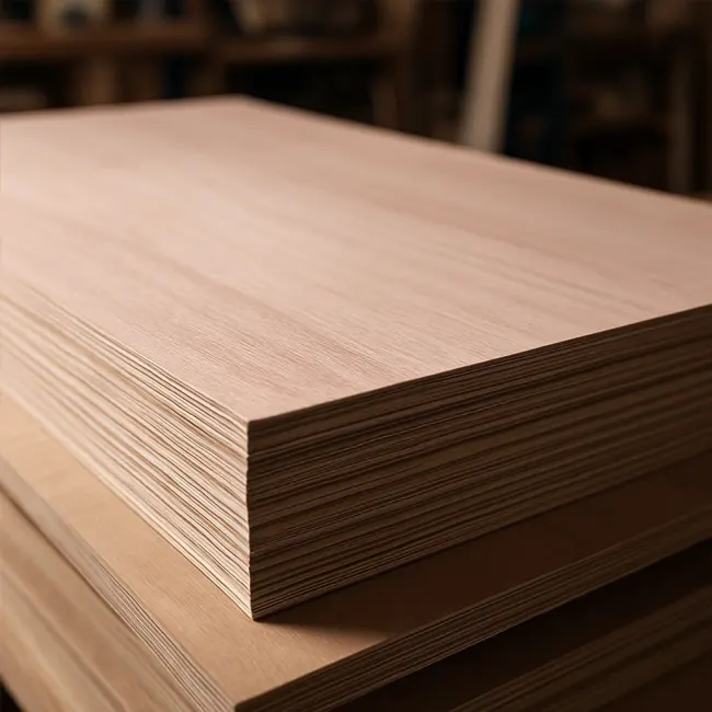 Bois plaqué et contreplaqué pour porte intérieur