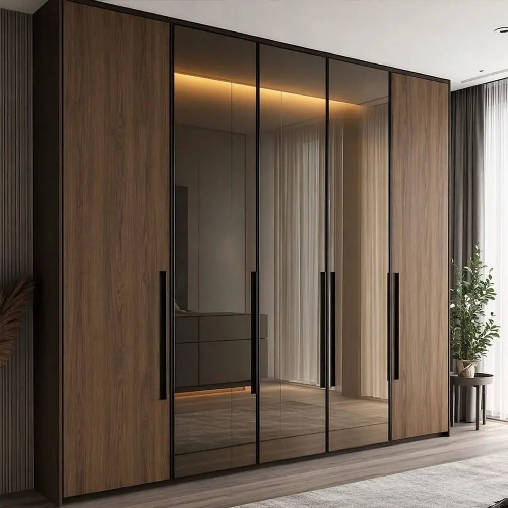 dressing Combinaison Verre Porte En Bois