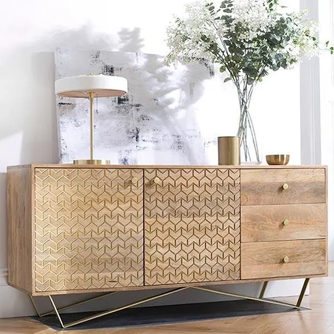 ébénisterie artisanale meuble buffet
