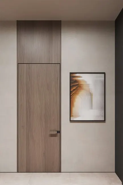 porte intérieure en bois au Maroc design moderne