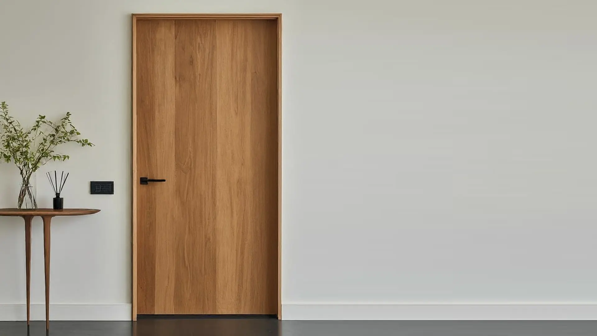 porte intérieure en bois plaquée chêne