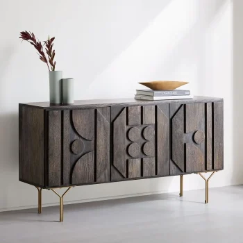 meuble buffet design avec placage bois